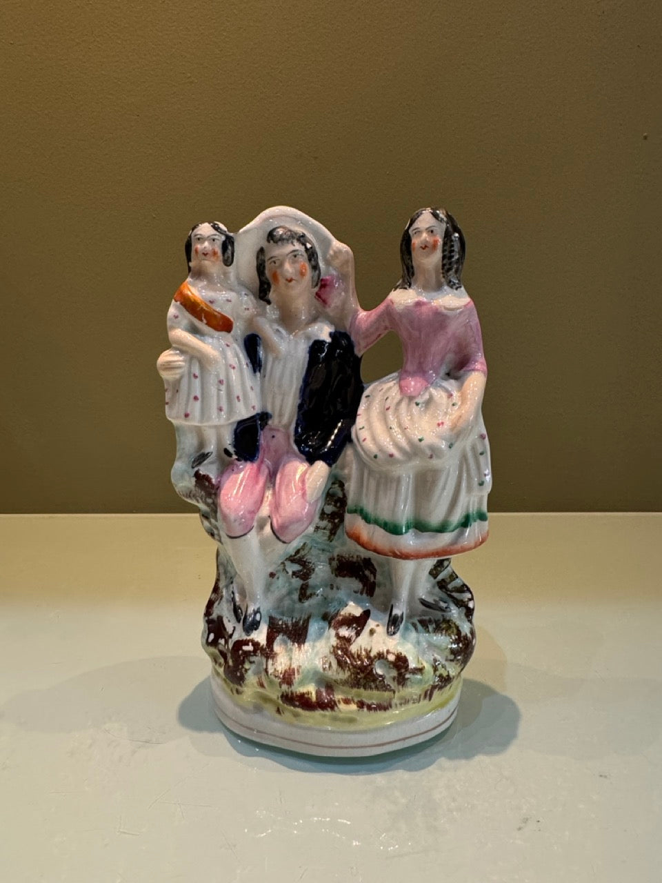 Staffordshire Pottery Flat Back